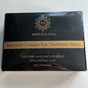 MintBiology Seaweed Collagen Eye Masks